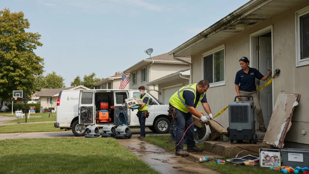 Water Damage Restoration in Mooreland, OK near me